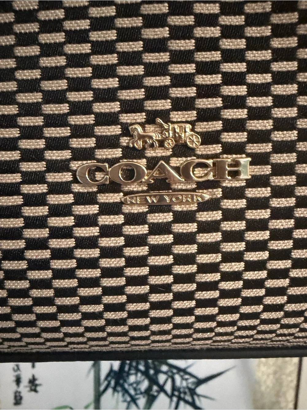 COACH Legacy Jacquard Edie 31 Purse Medium Shoulder Handbag 28895 Satchel hobo